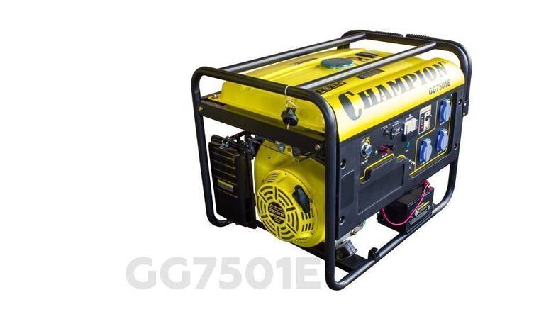 Генератор CHAMPION GG7501E бензиновый